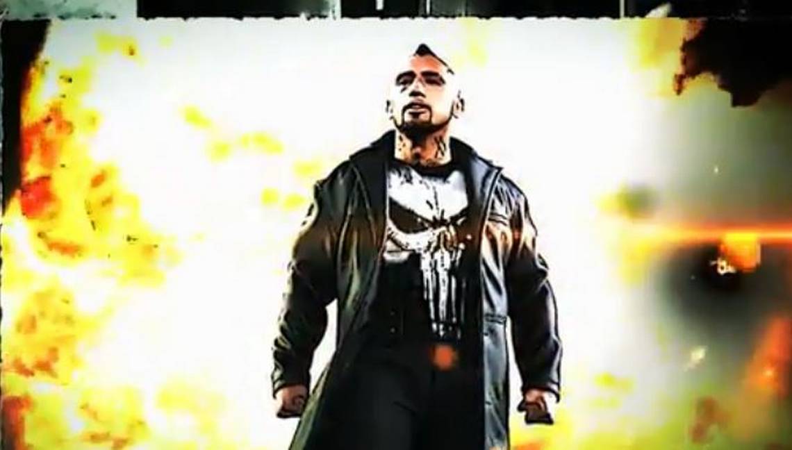 Arturo Vidal es “The Punisher” en serie española que compara a futbolistas con superhéroes