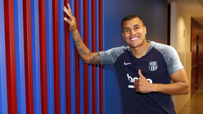 El colombiano Jeison Murillo fue cedido a FC Barcelona con opción de compra