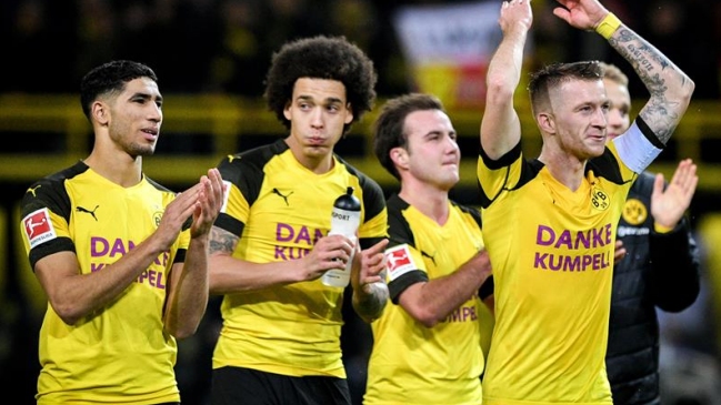 Borussia Dortmund sigue firme en el liderato de la Bundesliga tras vencer a Monchengladbach