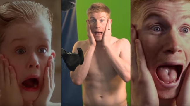 Kevin de Bruyne protagonizó su propia versión de “Mi pobre angelito”