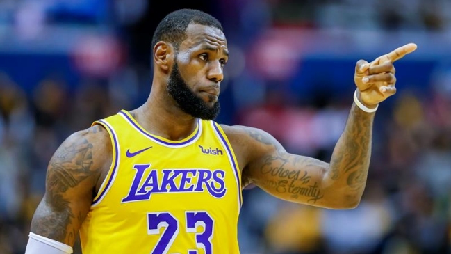 LeBron James fue clave en victoria de Los Angeles Lakers sobre New Orelans Pelicans