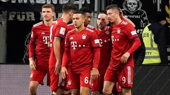 Bayern Munich goleó a Eintracht Frankfurt y escaló al subliderato de la Bundesliga