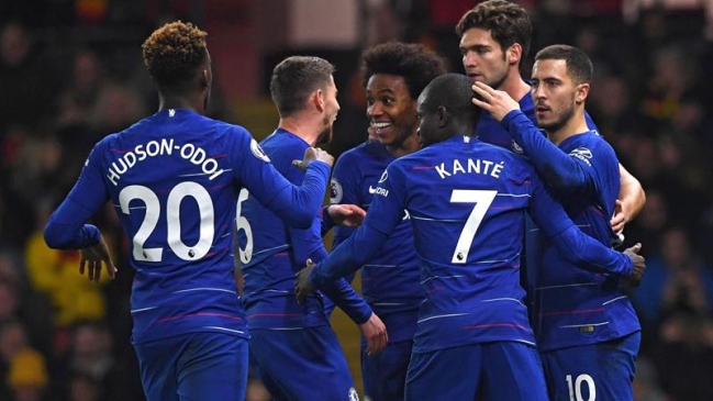 Eden Hazard comandó el sufrido triunfo de Chelsea sobre Watford en Premier League