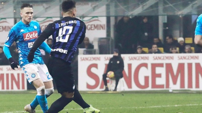 Lautaro Martínez gestó el agónico triunfo de Inter sobre Napoli