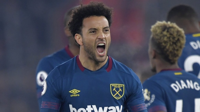 Felipe Anderson marcó un “doblete” y fue figura en triunfo de West Ham sobre Southampton