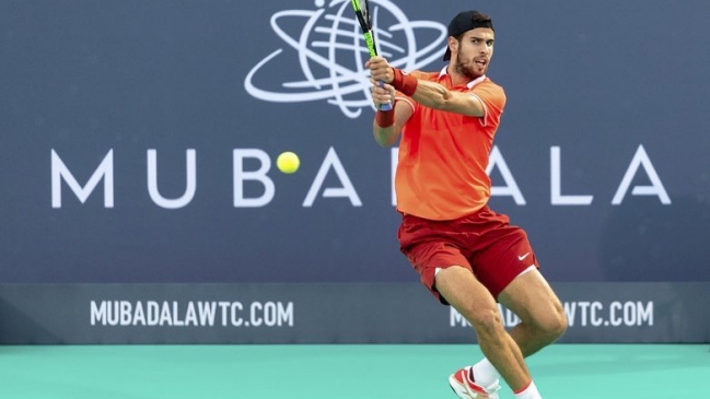 Karen Khachanov venció a Dominic Thiem y se quedó con el tercer lugar en Abu Dhabi