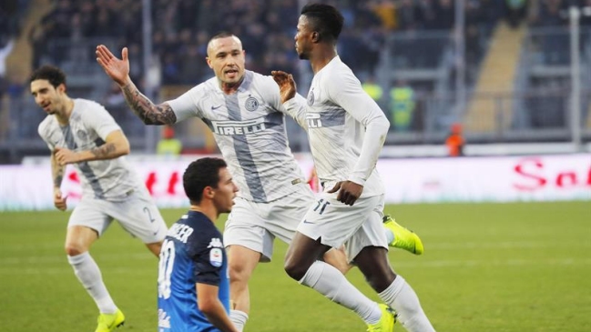 Inter de Milán estiró su positiva racha en la Serie A con triunfo sobre Empoli