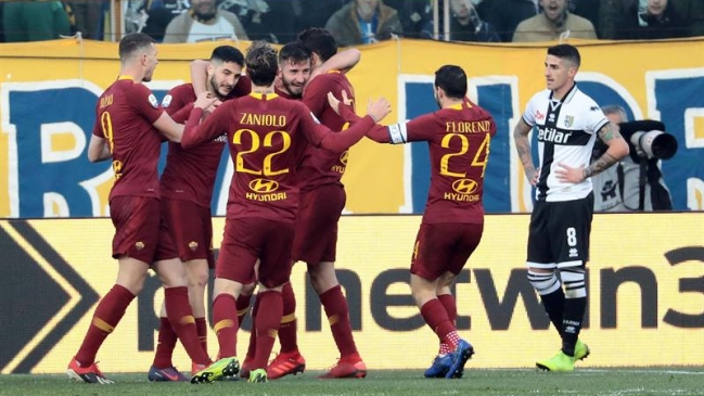 AS Roma se impuso sobre Parma y se metió en zona de torneos europeos