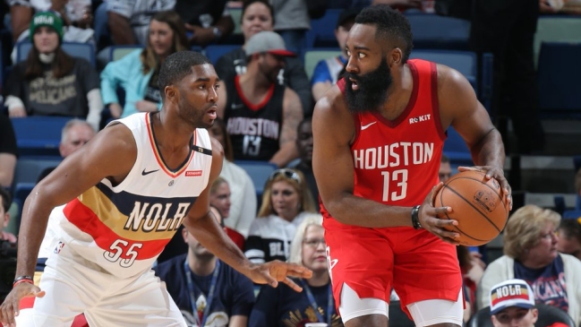 Houston Rockets liderado por James Harden superó a New Orleans Pelicans