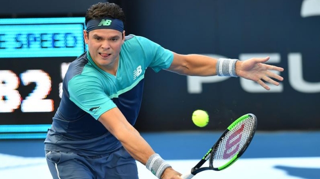 Milos Raonic y Kiki Bertens avanzaron a segunda ronda en el torneo de Brisbane
