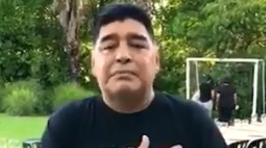 El mensaje entre lágrimas de Maradona por el Año Nuevo: Quiero que Argentina cambie
