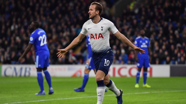 Tottenham arrancó el 2019 con triunfo sobre Cardiff que lo llevó al subliderato de la Premier
