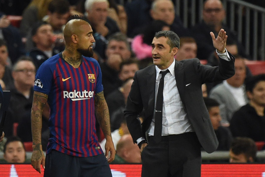 Ernesto Valverde: El rendimiento de Arturo Vidal es de gran fiabilidad