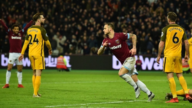 West Ham United de Manuel Pellegrini salvó un empate ante Brighton