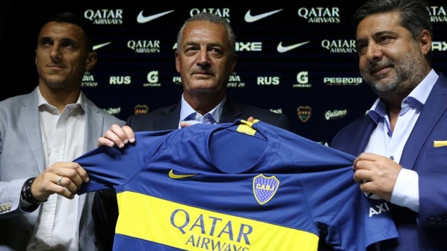 Gustavo Alfaro en su presentación como técnico de Boca: Me falta ganar la Copa Libertadores