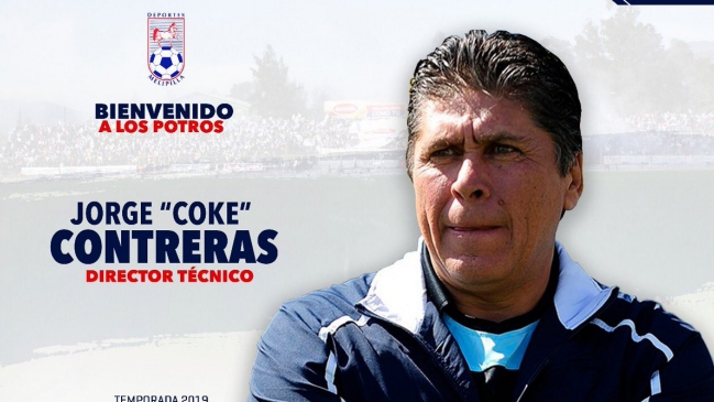 Deportes Melipilla anunció a Jorge “Coke” Contreras como su nuevo entrenador