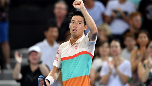 Kei Nishikori eliminó a Grigor Dimitrov y enfrentará a Jeremy Chardy en las semifinales de Brisbane