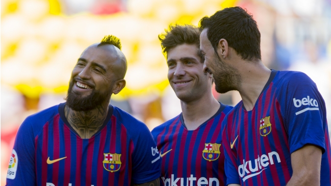 ¿Más opciones para Vidal? Sergio Busquets es duda para el duelo de Barcelona ante Getafe