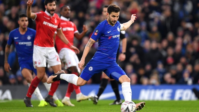 Cesc Fábregas se despidió de Chelsea en sólida victoria sobre Nottingham Forest en la FA Cup