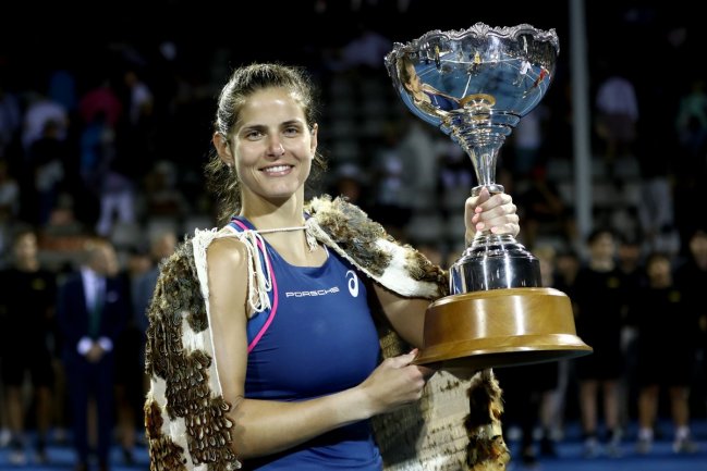 Julia Georges batió a Bianca Andreescu y retuvo su corona en el WTA de Auckland