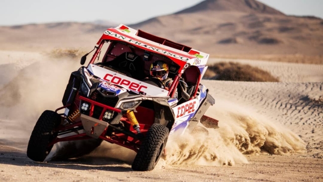 Francisco “Chaleco” López se metió al podio en la primera etapa de los SxS en el Dakar 2019