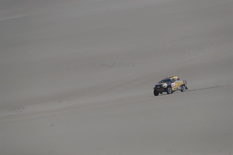 Con “Chaleco” López a la cabeza: La caravana del Dakar llegó a San Juan de Marcona