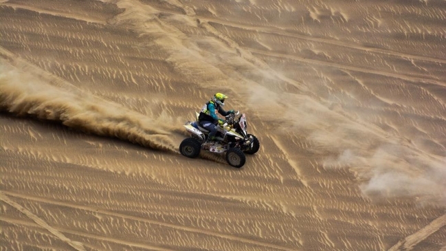 Giovanni Enrico sigue subiendo en la general de quads del Dakar