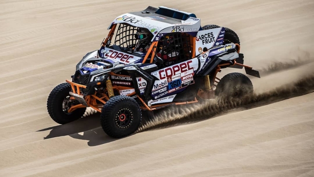 Francisco “Chaleco” López se adjudicó el liderato de la clasificación general de SxS en el Dakar