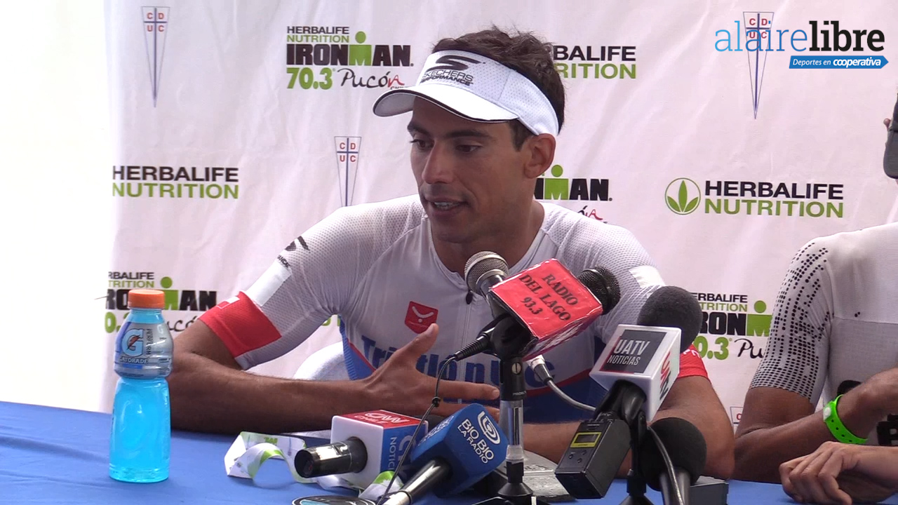 El balance de Felipe Barraza: No me voy satisfecho del Ironman 70.3 de Pucón