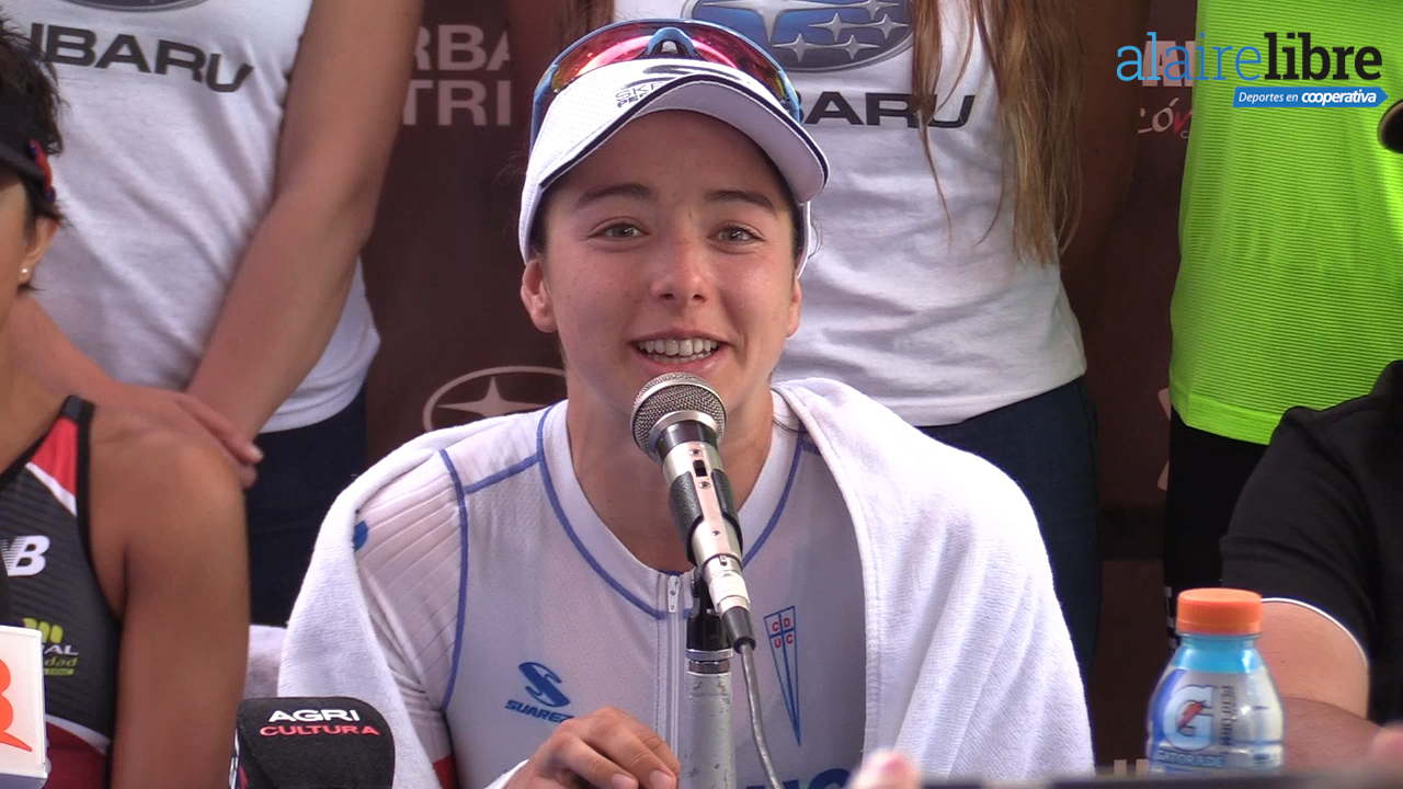 Macarena Salazar: No me esperaba estar en el podio, por eso estoy muy feliz