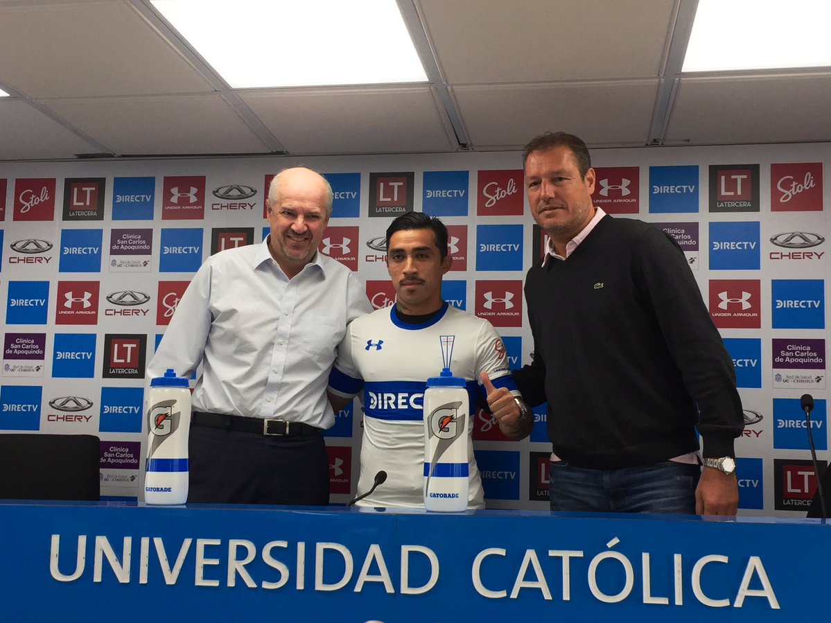 Edson Puch fue presentado en la UC: Vine para jugar Copa Libertadores y volver a la selección