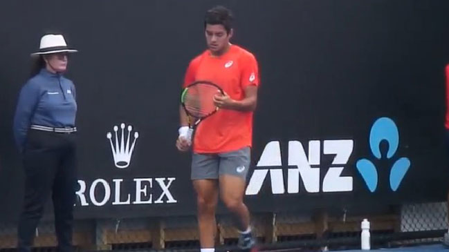 Christian Garín sufrió una aplastante derrota ante David Goffin y se despidió del Abierto de Australia