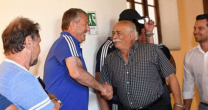 Carlos Heller agradeció al alcalde de La Serena por recibir al plantel de Universidad de Chile