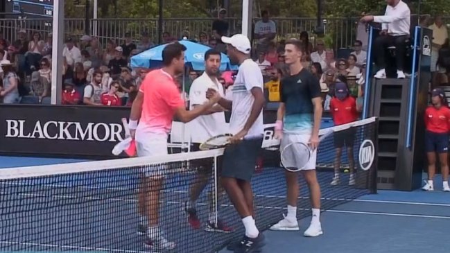 Podlipnik y Pella cayeron en sets seguidos y se despidieron en primera ronda de dobles en Australia