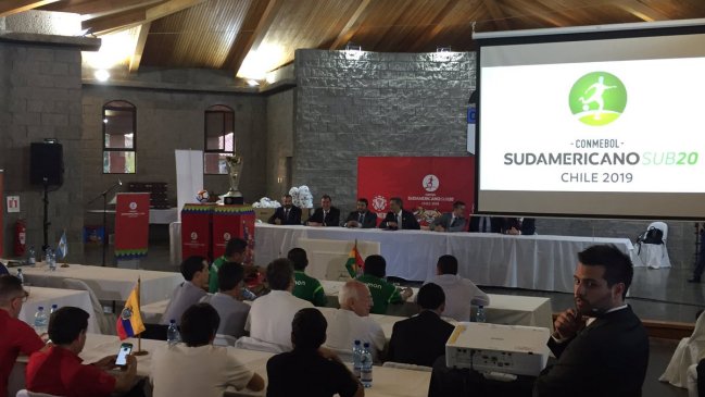 El Sudamericano sub 20 Chile 2019 tuvo su ceremonia de lanzamiento en el Monasterio Celeste