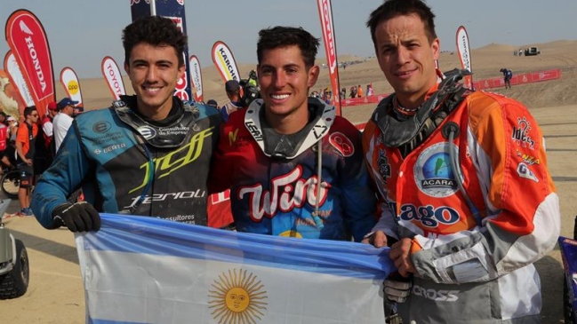 Argentina copó el podio del Dakar en quads con Nicolás Cavigliasso como campeón