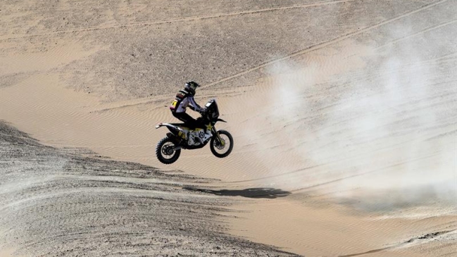 Así fue la violenta caída de Pablo Quintanilla en la última etapa del Rally Dakar