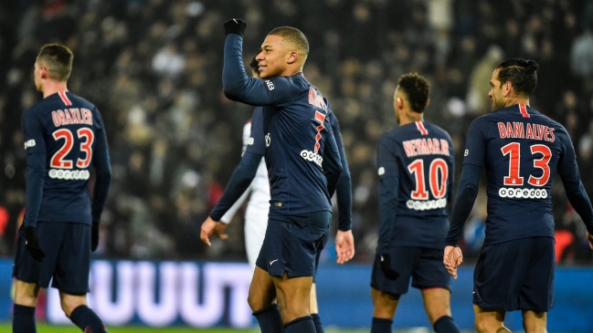 PSG barrió con EA Guingamp y se consolidó en el liderato de la liga francesa