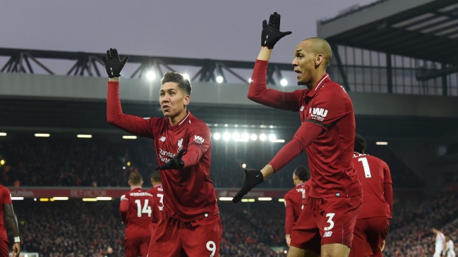 Los goles de la batallada victoria de Liverpool ante Crystal Palace