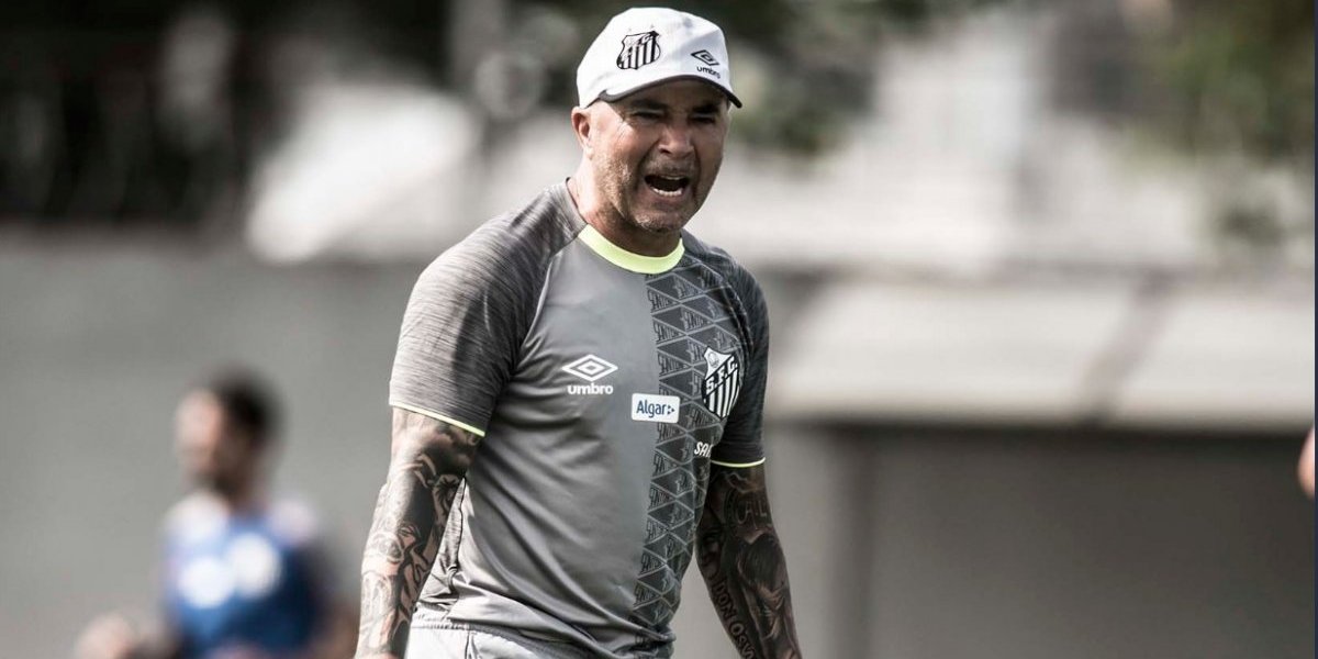 Jorge Sampaoli tuvo un sonriente debut oficial con Santos ante Ferroviaria en el Paulista