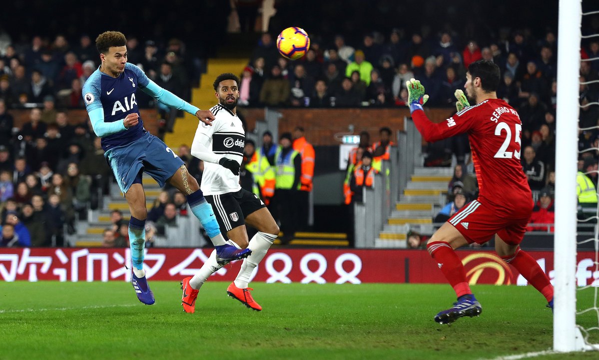 Tottenham remontó en los descuentos ante Fulham y sigue firme en la parte alta de la Premier
