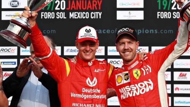 Hijo de Michael Schumacher le ganó una carrera al tetracampeón de la F1 Sebastian Vettel