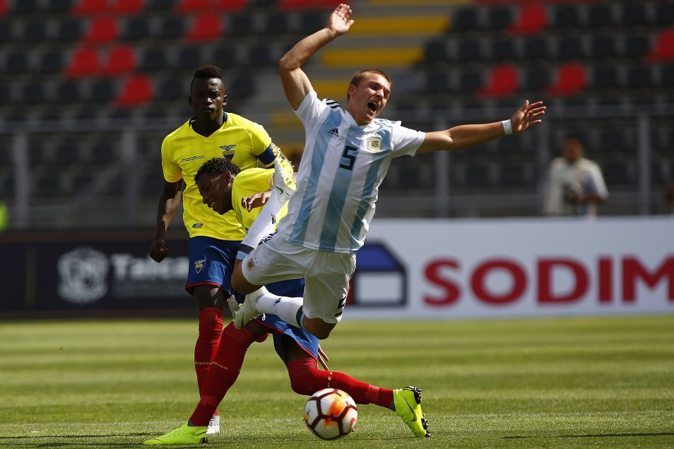 Argentina fue sorprendida por Ecuador y quedó colgando en el Sudamericano Sub 20