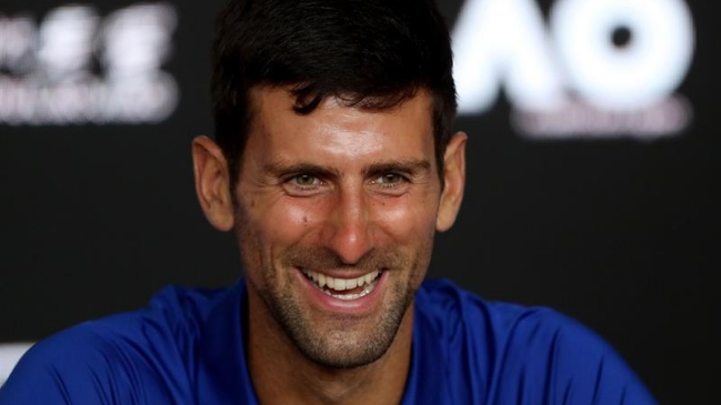 Novak Djokovic desató risas tras imitar a un periodista italiano en conferencia de prensa