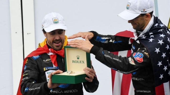 Fernando Alonso cumplió su predicción de ser el nuevo “rey” en las 24 Horas de Daytona