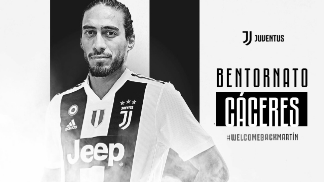 Martín Cáceres fue oficializado como nueva incorporación de Juventus
