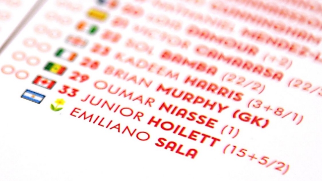 Emiliano Sala recibió emotivo homenaje en la previa al partido entre Arsenal y Cardiff City