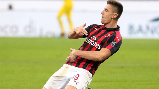 AC Milan doblegó a Napoli por la Copa Italia de la mano del polaco Krzysztof Piatek
