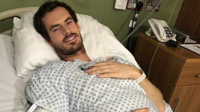 Andy Murray compartió radiografía en redes sociales mostrando más de la cuenta