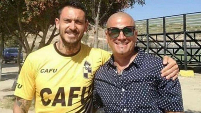 Mauricio Pinilla recibió la visita de “Kike” Acuña en práctica de Coquimbo Unido